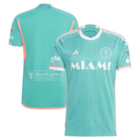 Men's Inter Miami CF adidas Aqua 2024 Archive Authentic Jersey